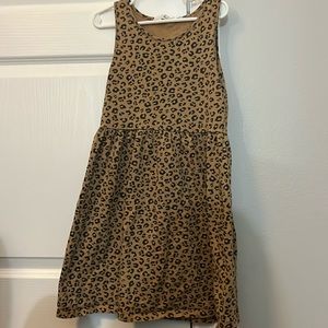 H&M cheetah print girls dress